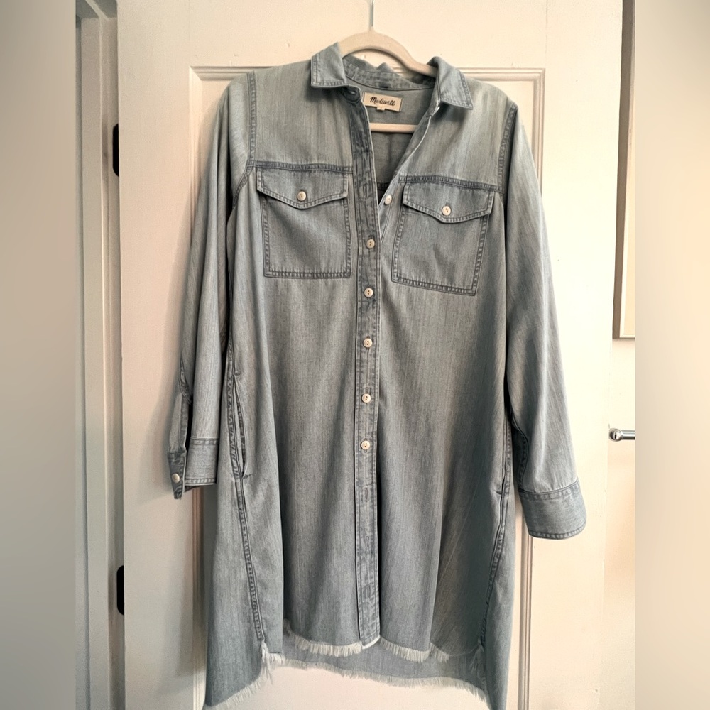 Madewell Chambray Shirtdress